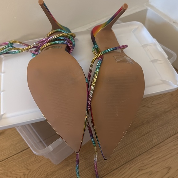 Cape Robbin Rhinestone Rainbow Heels - Picture 6 of 6